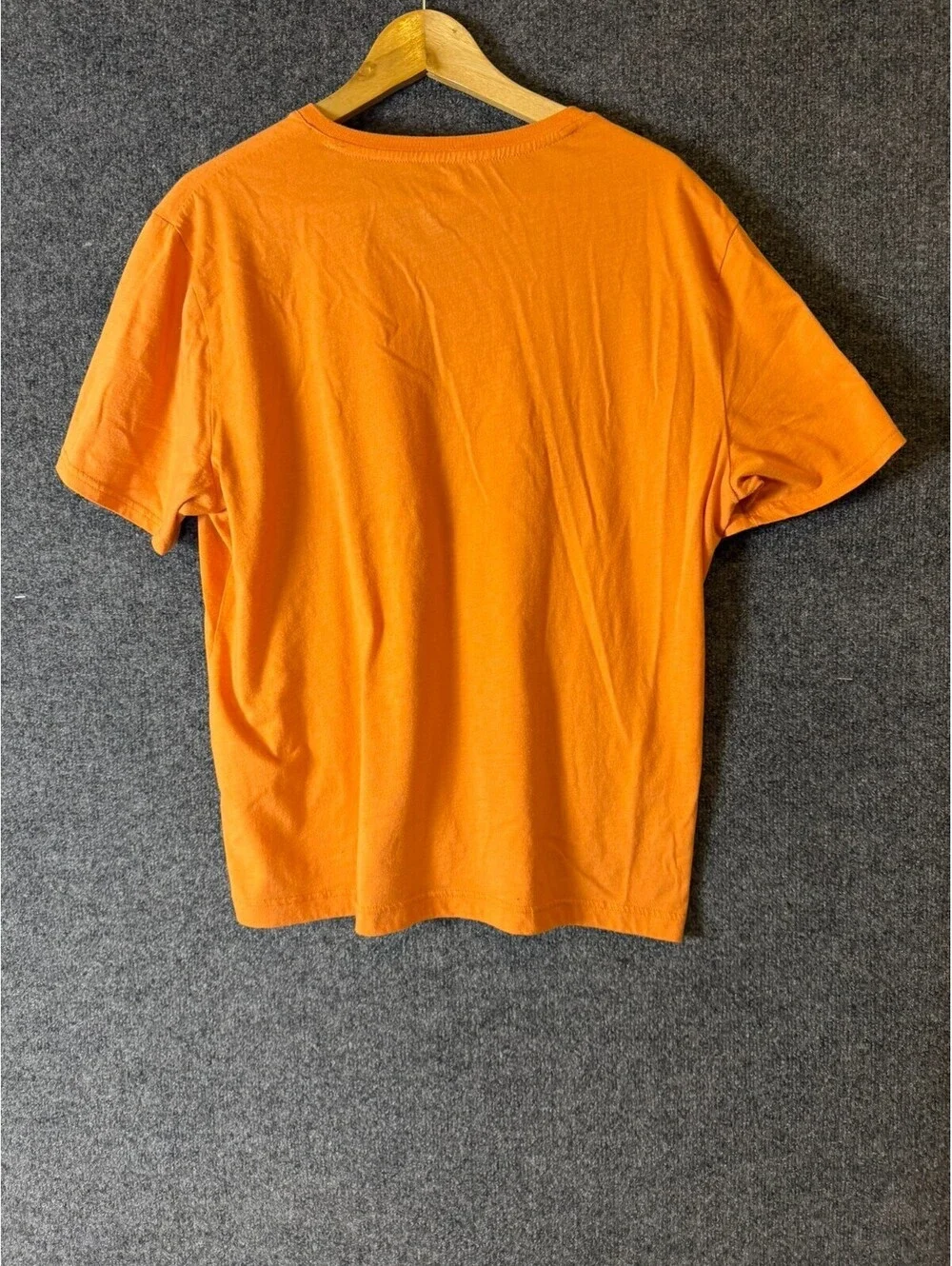 Banana Republic T-Shirt Mens Large Orange Premium Wash V-Neck Short Sleeve Tee